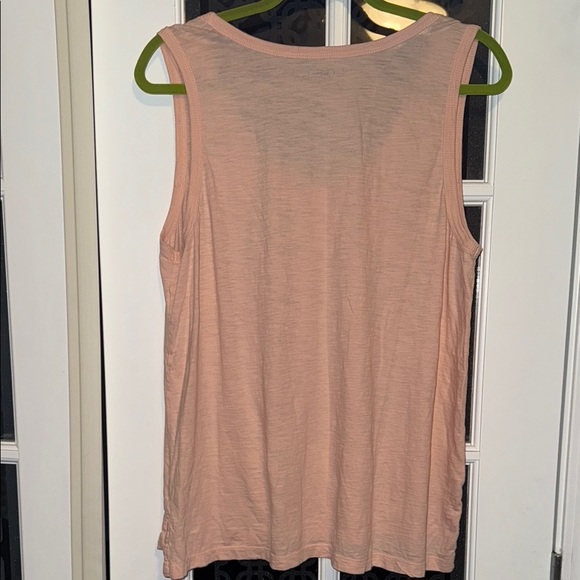 LOFT Pink Ultra Lightweight Tank Top with Scoop Neckline -XL - Picture 4 of 6